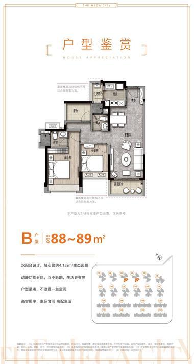 广州新房 佛山新房 顺德自在城 户型图(5) 户型图(5) 户型图(5) 户型