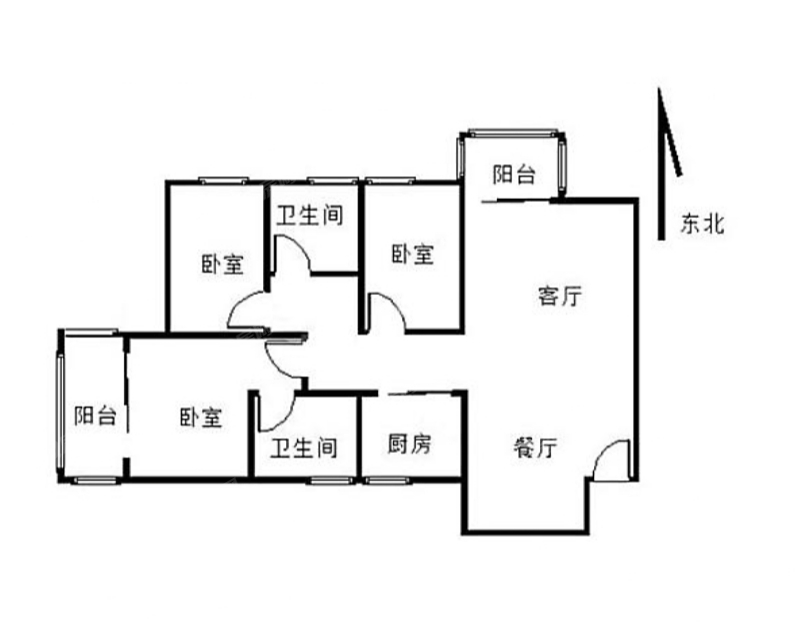 京光海景花园3室2厅