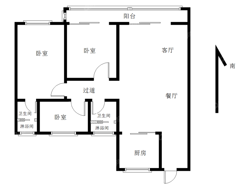 合肥合景映月湾户型照片_合景映月湾 3室2厅121.31m²整租
