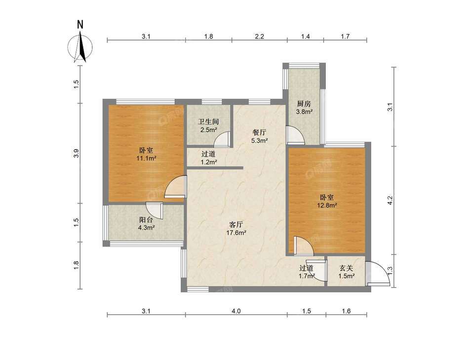 新秀村 2室2厅69.74m²满五唯一