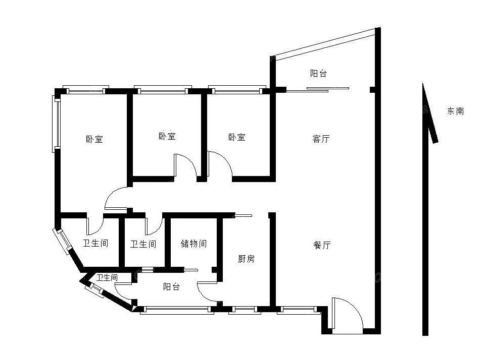 怡景花园 3室2厅149m²满五唯一